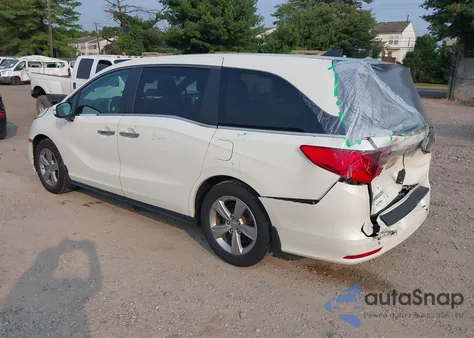 2018 Honda Odyssey Ex-L из США, поврежденный, VIN 5FNRL6H70JB051715